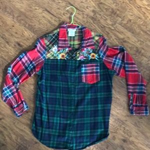Vintage flannel button up shirt